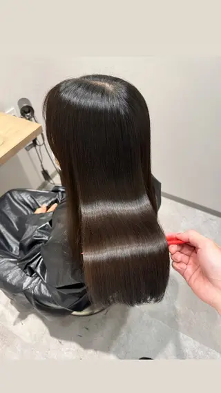 ロング 福田 修平💎 髪質改善/美髪矯正のヘアスタイル