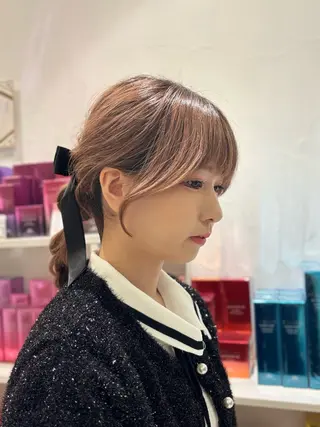 セミロング 🌙Ash中目黒 坪内沙月🌙のヘアスタイル