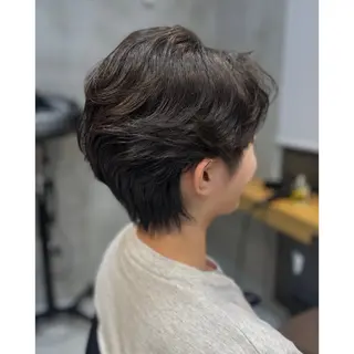 ショート パーマ メンズ elimabyfif th調布🌙キホ🌙のヘアスタイル