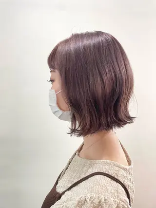 ショート カラー mopa_kaede ナチュラル/レイヤーのヘアスタイル