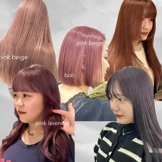 ショート カラー ヘアアレンジ 顔周りカット×透明感 カラー💫AINAのヘアスタイル