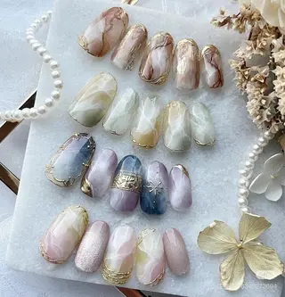 ネイル Horie 雪のネイルデザイン