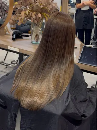 ロング カラー ハイトーン透明感/レ イヤー/ririkaのヘアスタイル