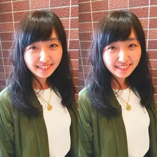 セミロング カラー ブリーチ・ハイトーン 特化🎉内山のヘアスタイル