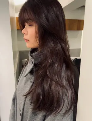セミロング カラー 三谷はるな /名古屋/本山のヘアスタイル