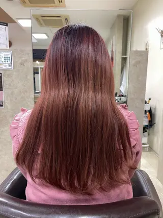 ロング 縮毛・酸性ストレート 特化のヘアスタイル