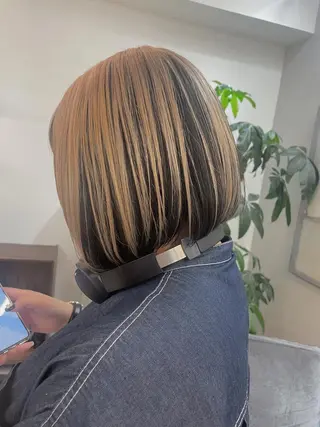 ミディアム 吉留愛加/ 似合わせ/心斎橋のヘアスタイル