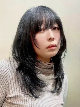 ミディアム mizuki/ レイヤー/四条烏丸のヘアスタイル