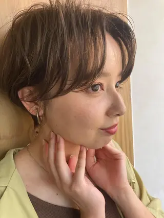 ショート カラー Hareru 豊田 修廣のヘアスタイル