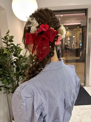 ロング ヘアアレンジ 薄田 珠美のヘアスタイル