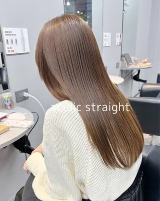 ロング パーマ 美髪矯正・レイヤー 倉友哉のヘアスタイル