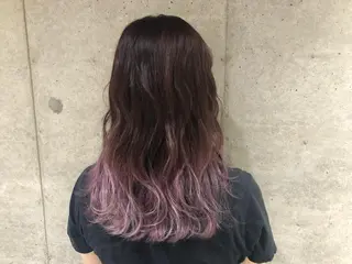 ミディアム カラーモデル募集中 美容室ハピスのヘアスタイル