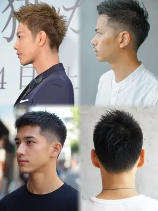 ショート メンズ 野間 心遥のヘアスタイル