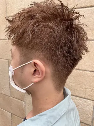 ショート メンズ 透明感カラー✨艶髪 制作🌱山根あゆみのヘアスタイル