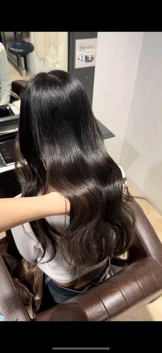 ロング レイヤー×顔周り/ 髪質改善/川上京香のヘアスタイル