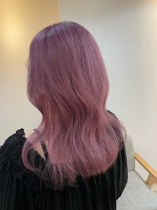 ロング カラー YUI/ ブリーチカラー🌷のヘアスタイル