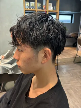 パーマ メンズ PANOLA下北沢 中川夢菜のヘアスタイル