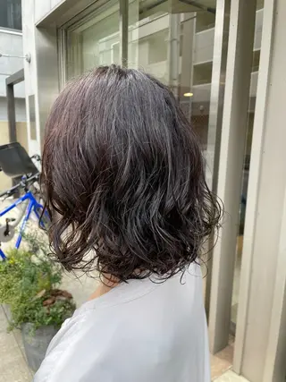 ショート パーマ 黒坂 唯奈 /パーマとボブ特化のヘアスタイル