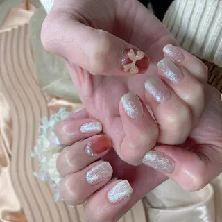 ミディアム ネイル Reonail 💕Kana💕のネイルデザイン