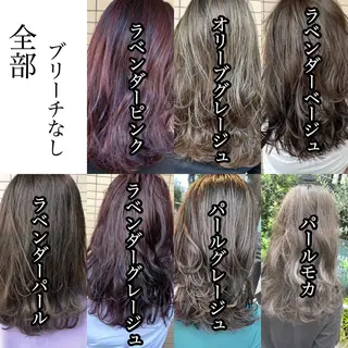 カラー ブリーチなしで 全国から予約殺到♡のヘアスタイル