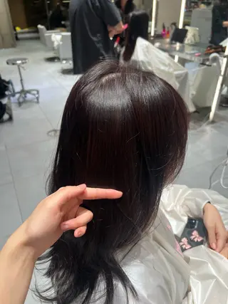 ロング 及川 莉央のヘアスタイル