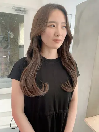 ロング カラー DECORA SORAN【本川越】所属・韓国/顔周り/ボブ/ ショート/大川陽太のヘアスタイル