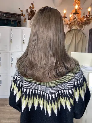 ロング mio♡ベージュ特化 🎀透明感カラーのヘアスタイル
