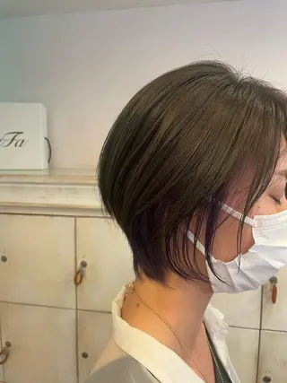ショート カラー 豊中/髪質改善/ レイヤーカットミヅキのヘアスタイル