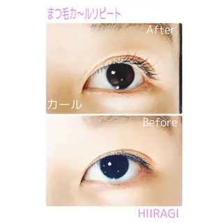 マツエク・マツパ 美容室 HIIRAGIのマツエク・マツパデザイン