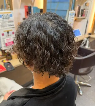 ミディアム 🧊メンズ/ギャル/ ブリーチカラー🧊のヘアスタイル