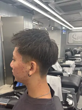 メンズ 菅 桜介のヘアスタイル