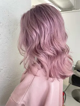 セミロング 家田 竜のヘアスタイル