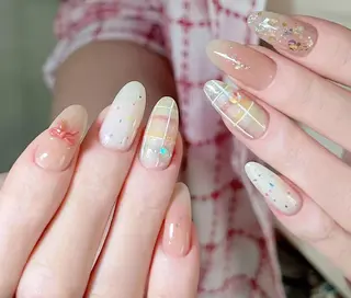 ネイル By moonネイル 🌷ワンホン/韓国風のネイルデザイン