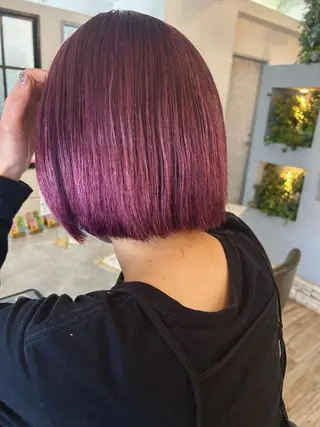 ショート カラー ブリーチ／ヘアセット 🪞🌙minamiのヘアスタイル