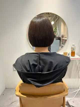 ショート HANAME 原宿美容室のヘアスタイル