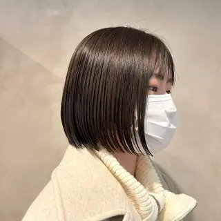 ショート カラー Yuki☺︎パーマ レイヤーカットのヘアスタイル