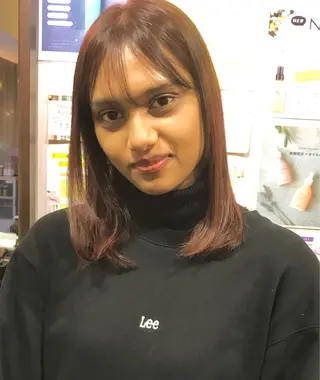 ミディアム カラー 💎透明感カラー特化 💎TAISEIのヘアスタイル