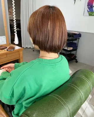 ショート カラー 過去一の柔髪ヘア 🌿einshairのヘアスタイル