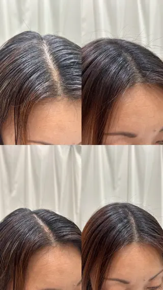 セミロング Julia🖤 縮毛矯正🌬️🩵のヘアスタイル