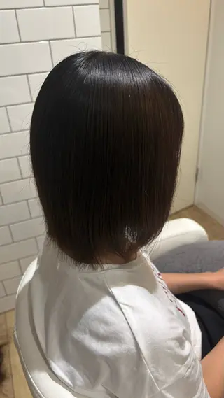 ロング カラー 似合わせ 顔周りYUUGAのヘアスタイル