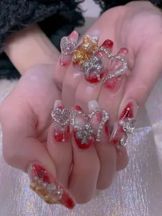 ネイル 長さだし専門店 M2　rikaのネイルデザイン