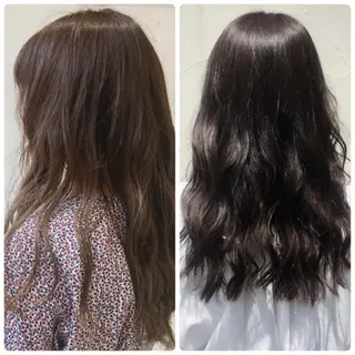 ロング ヘアアレンジ ミドウチ アヤカのヘアスタイル