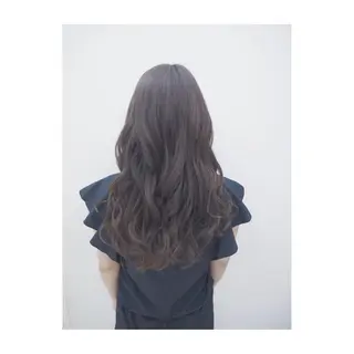 ロング カラー 永岡 鉄平のヘアスタイル