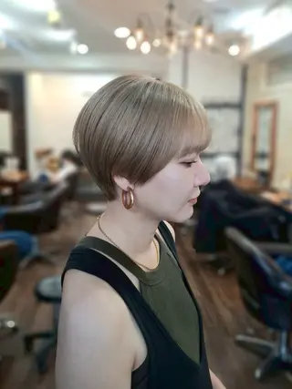 ショート 💈直毛×ツイスパの プロ🥷清水真之介のヘアスタイル