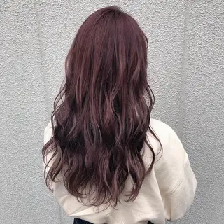 ロング カラー LUXBE LUCE ひなののヘアスタイル