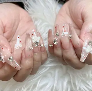 ネイル ANH ゴテゴテネイルのネイルデザイン