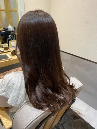 ロング カラー やまぐち あやみのヘアスタイル