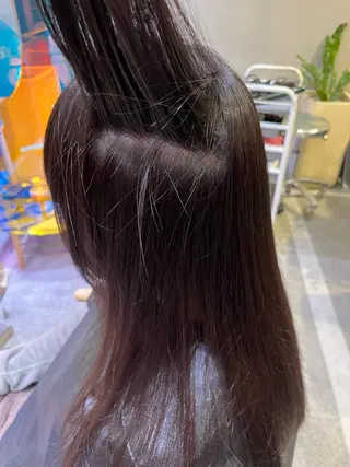 セミロング レイヤーカット🍏 オリーブ/ののかのヘアスタイル