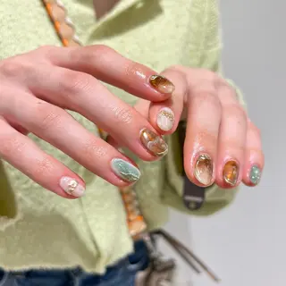 ネイル haruka 🐈のネイルデザイン