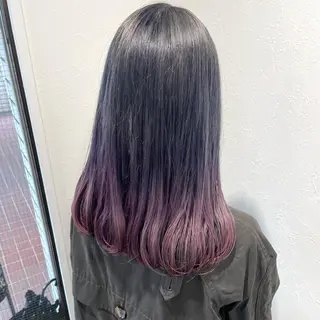 ロング カラー shiho .のヘアスタイル